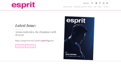 Desktop Screenshot of esprit-magazine.co.uk